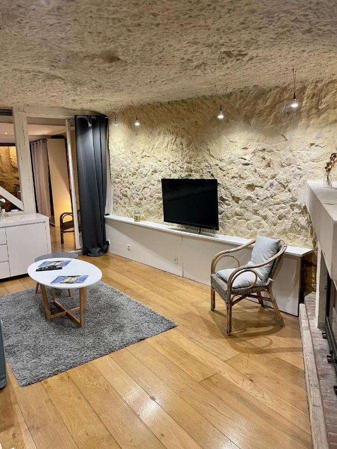 Troglodyte Du Petit Coteau Appartement Vouvray Buitenkant foto