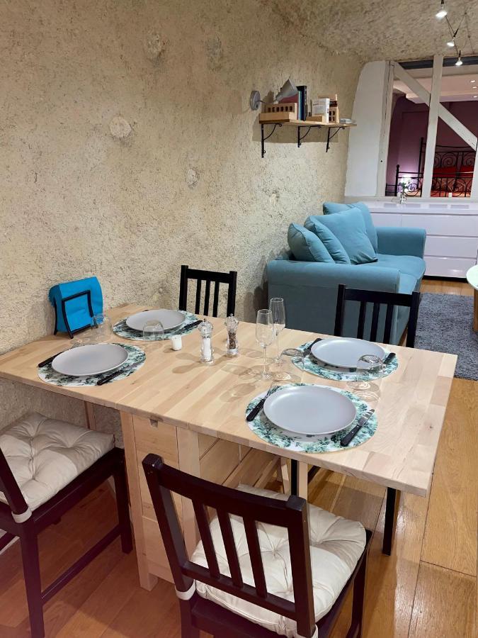 Troglodyte Du Petit Coteau Appartement Vouvray Buitenkant foto