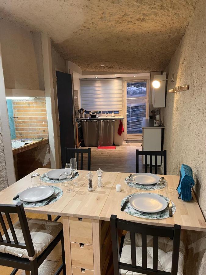 Troglodyte Du Petit Coteau Appartement Vouvray Buitenkant foto
